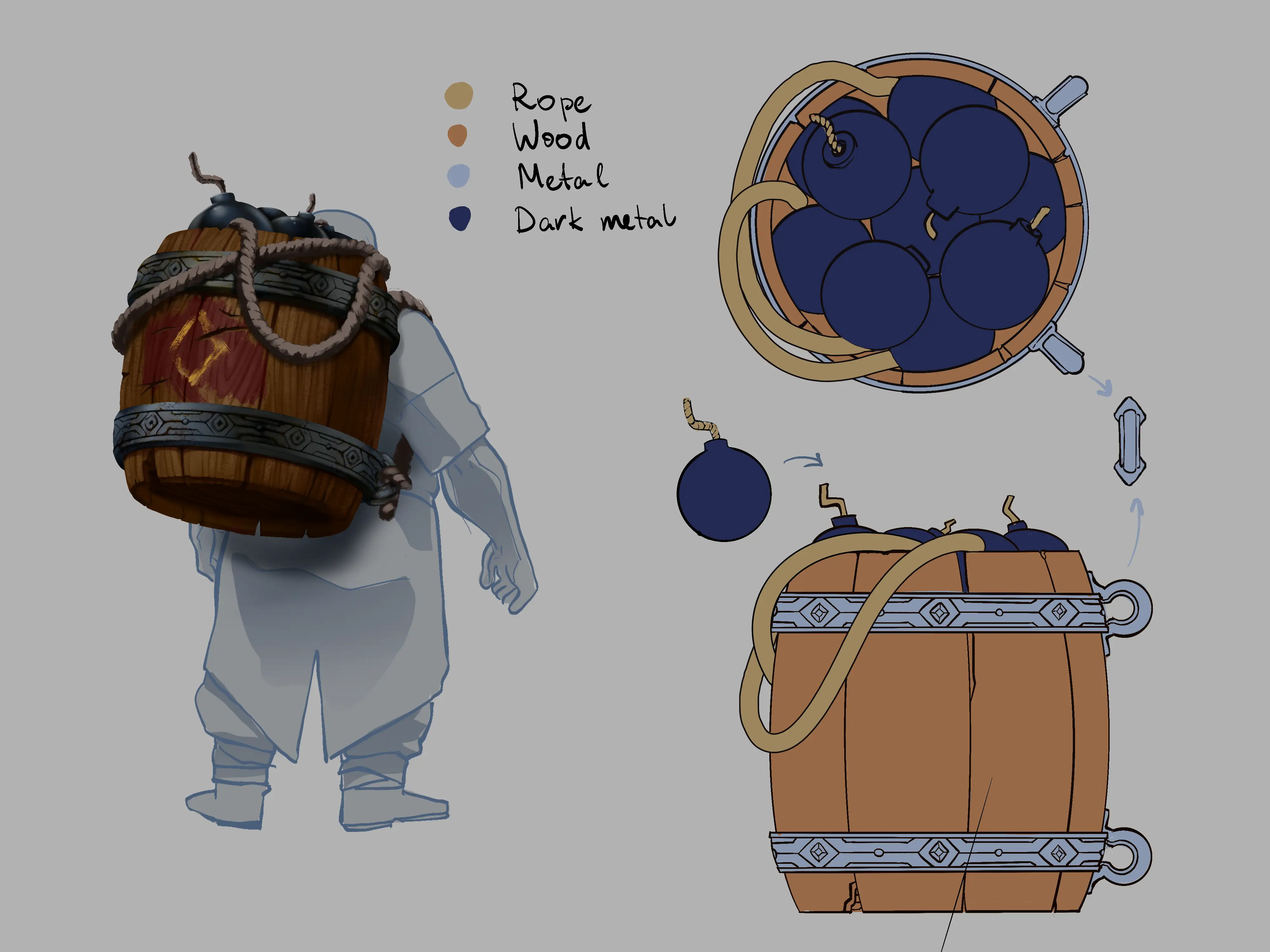 Concept art portfolio sample by Crabix Studio — 7