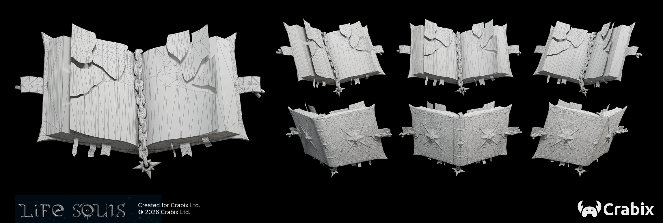 Hard surface 3D asset production sample by Crabix Studio — 9