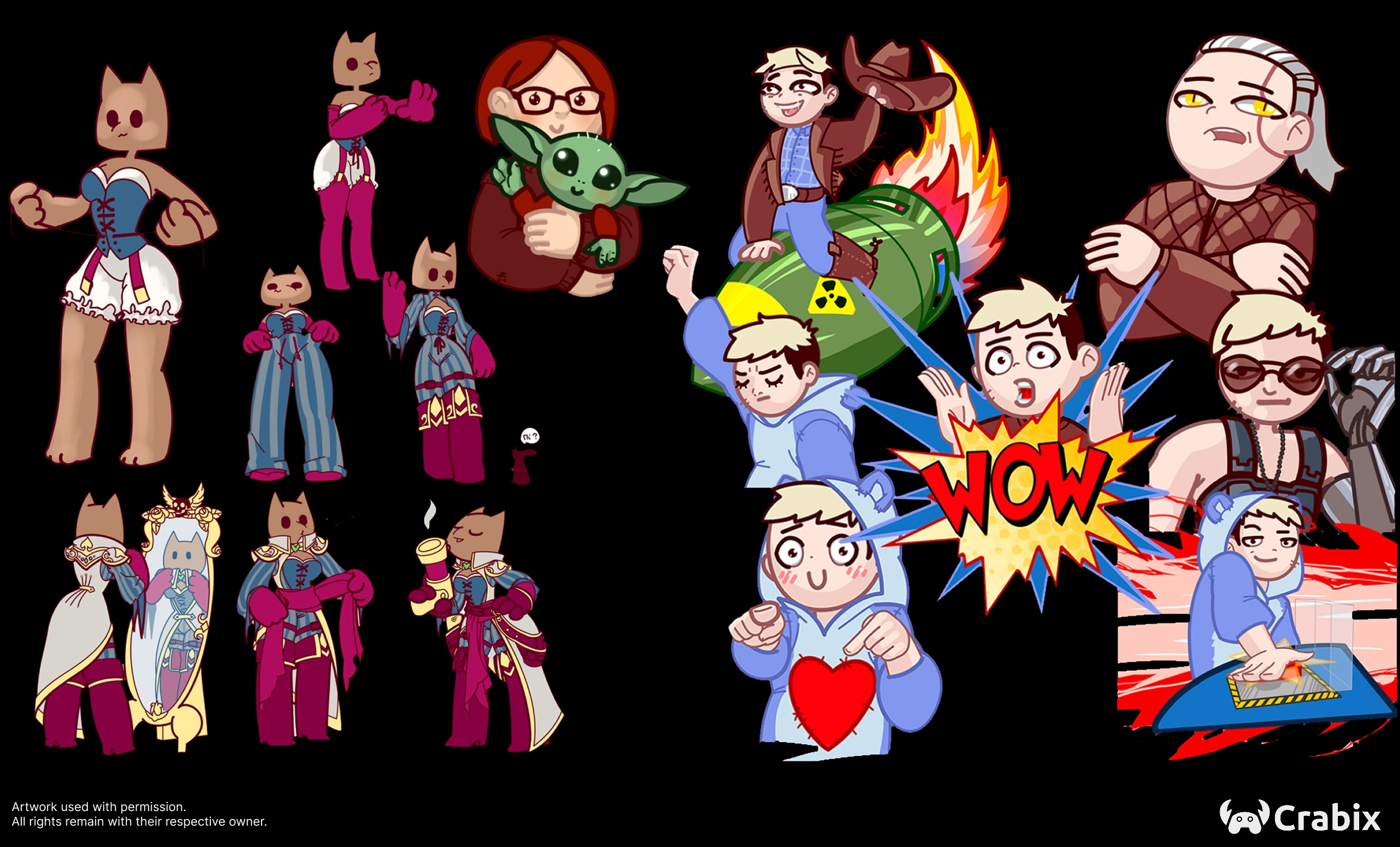 Casual game art portfolio sample by Crabix Studio — 7