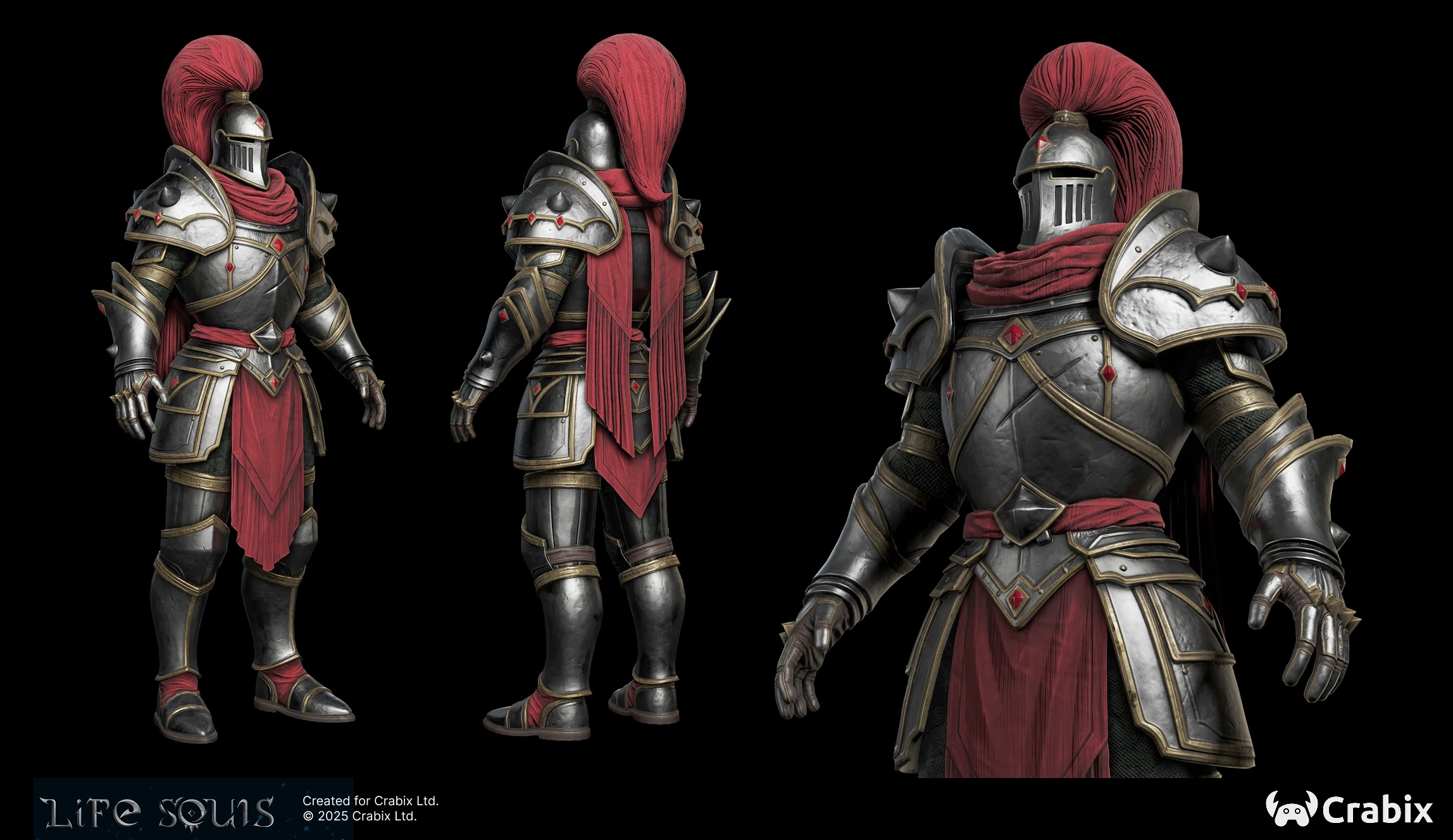 3D character art portfolio sample by Crabix Studio — 1