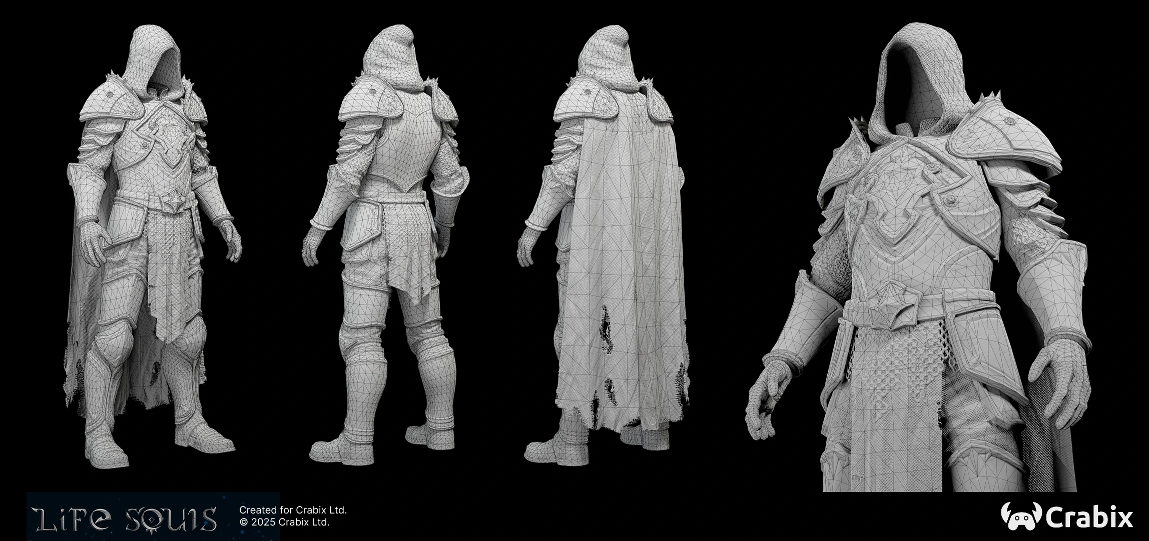 3D character art portfolio sample by Crabix Studio — 12