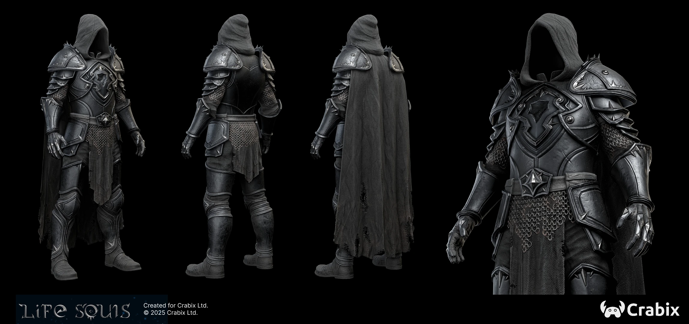 3D character art portfolio sample by Crabix Studio — 4