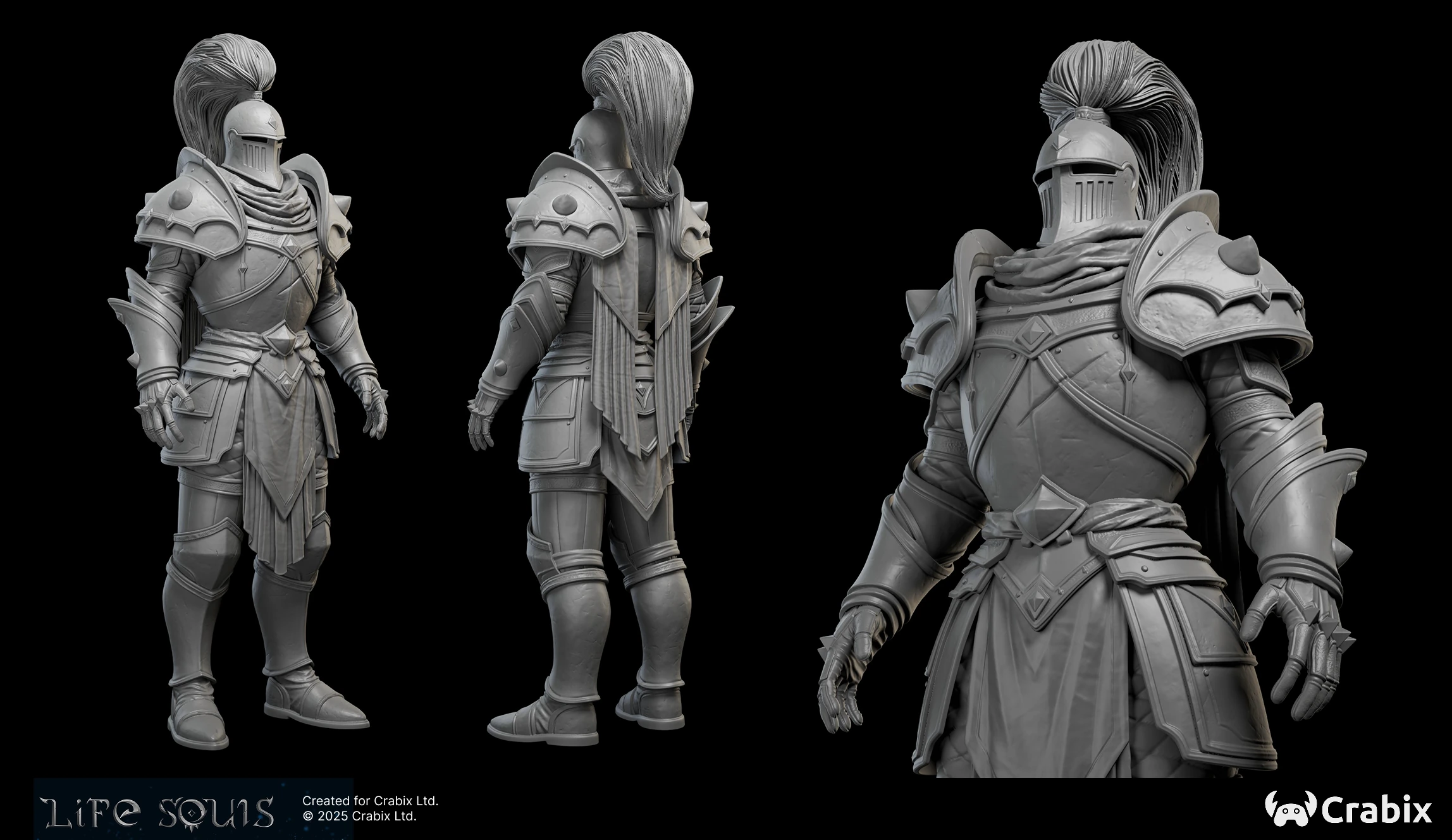 3D character art portfolio sample by Crabix Studio — 5