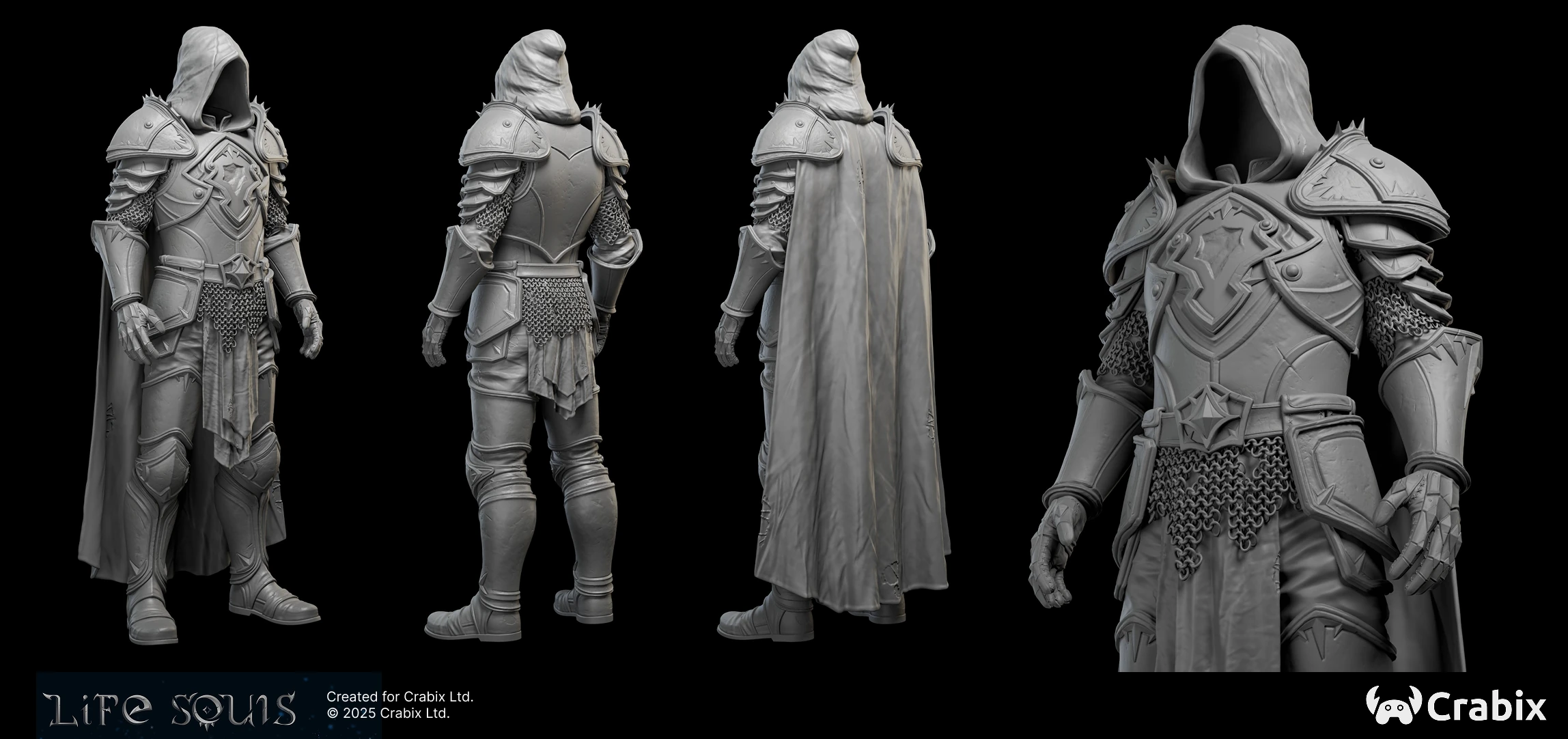 3D character art portfolio sample by Crabix Studio — 8