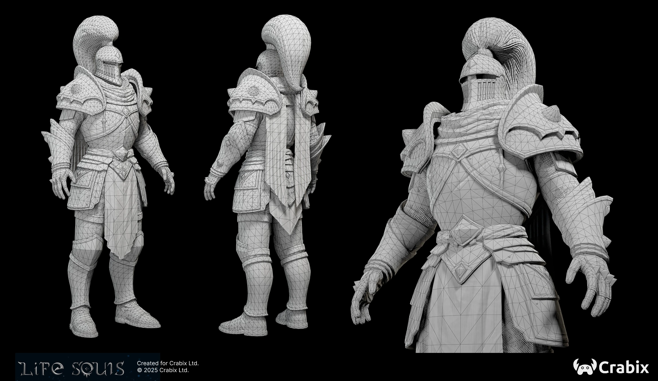 3D character art portfolio sample by Crabix Studio — 9