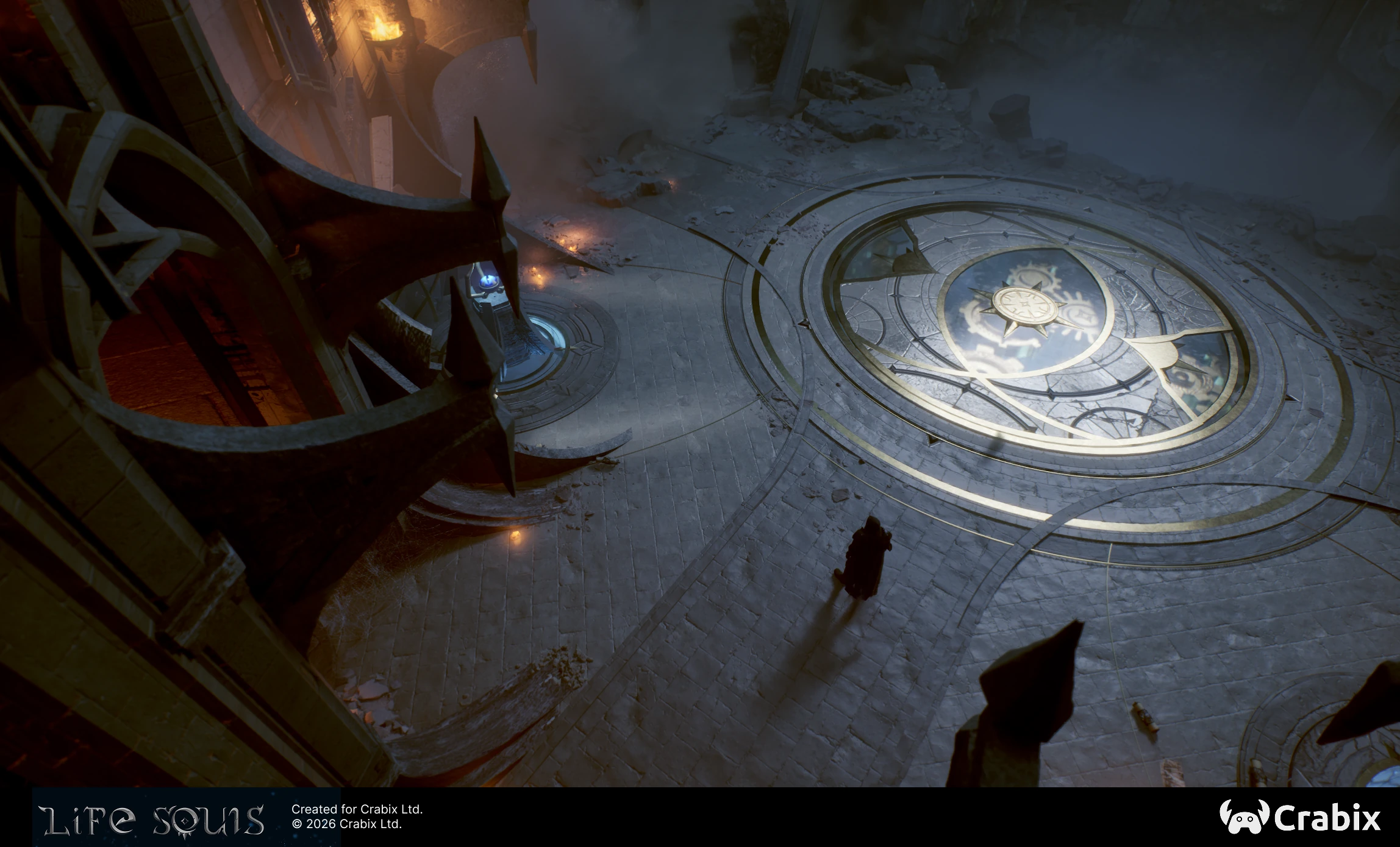 Dark fantasy environment art sample by Crabix Studio — 4