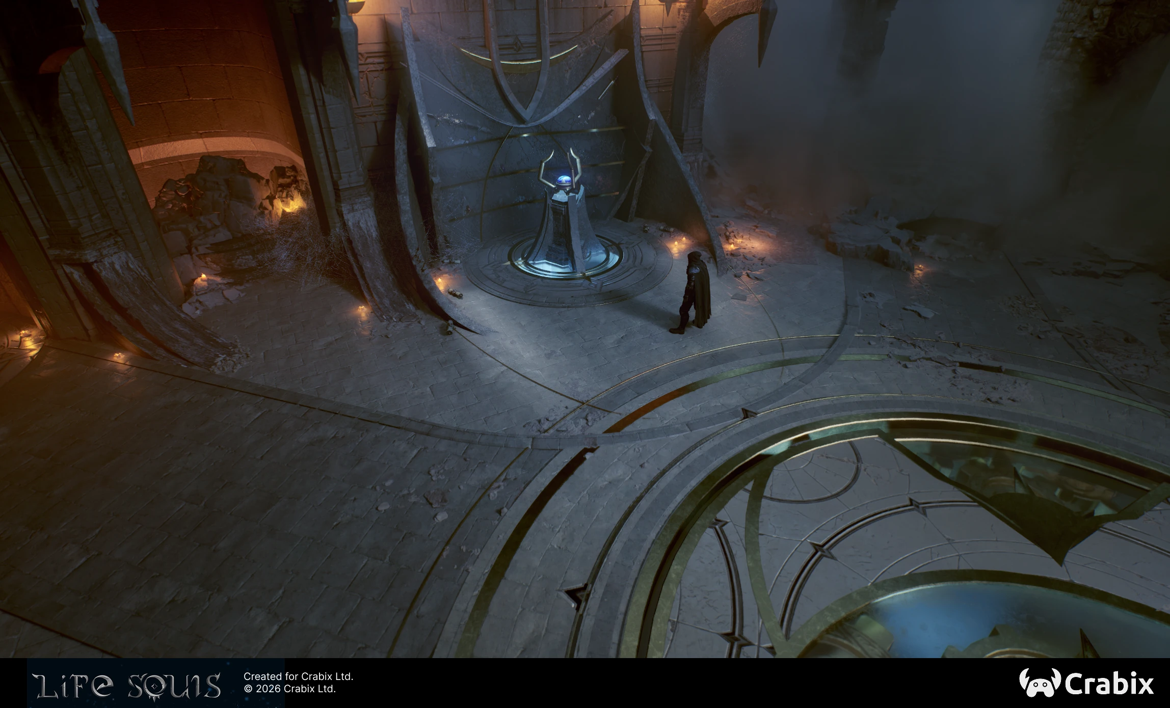 Dark fantasy environment art sample by Crabix Studio — 5