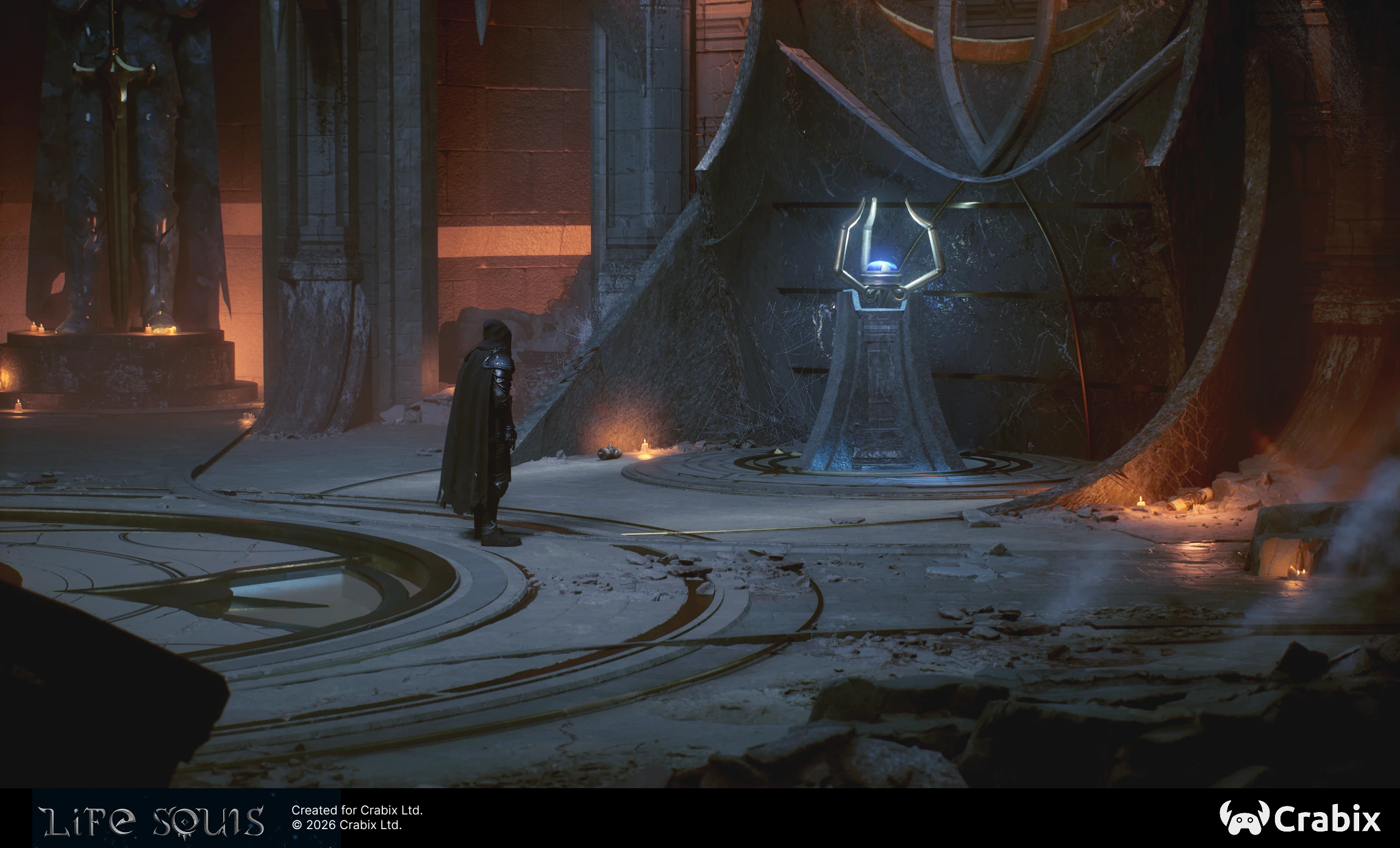 Dark fantasy environment art sample by Crabix Studio — 6