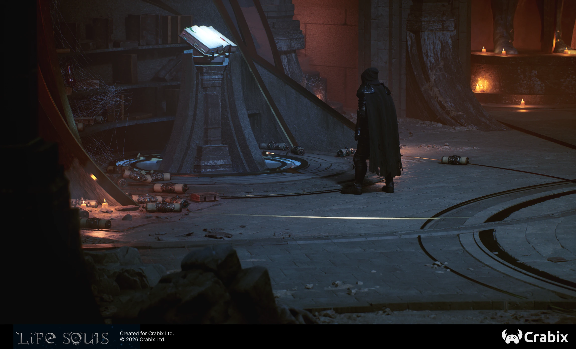 Dark fantasy environment art sample by Crabix Studio — 7