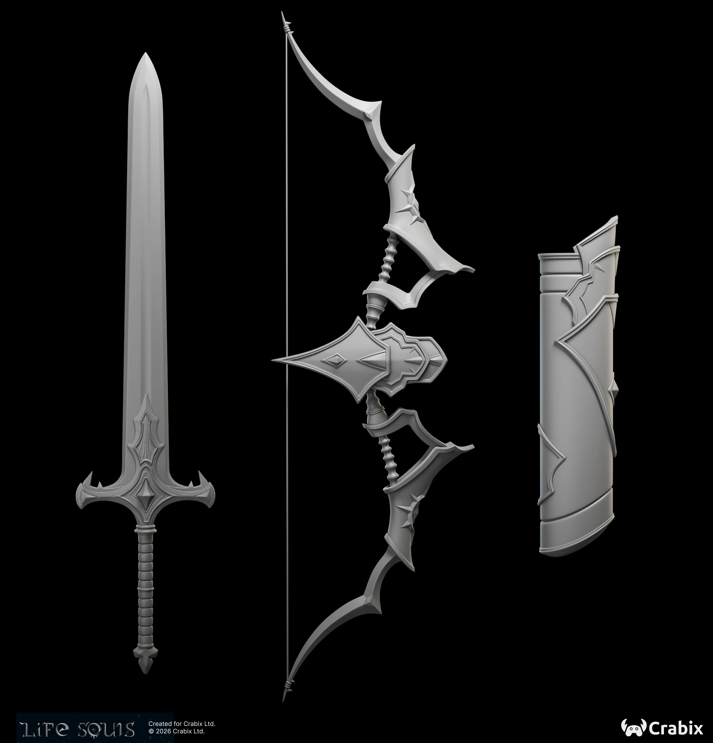 Hard surface 3D asset production sample by Crabix Studio — 5